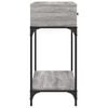 vidaXL Table console sonoma gris 100x34,5x75 cm bois d'ing&eacute;nierie