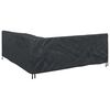 vidaXL Housse pour meubles Noir 235 x 235 x 85 cm Tissu Oxford 420D