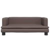 vidaXL Lit pour chien marron 80x45x30 cm similicuir