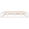 vidaXL Cadre de lit sans matelas blanc 120x190 cm bois massif