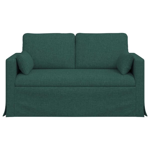 vidaXL Canap&eacute; Vert fonc&eacute;