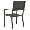vidaXL Mobilier de salle &agrave; manger d'ext&eacute;rieur 7 pcs Acier