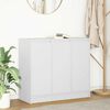 vidaXL Buffet blanc 85x34x76 cm bois d&rsquo;ing&eacute;nierie