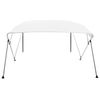 vidaXL Auvent bimini &agrave; 4 arceaux Blanc 243x210x137 cm