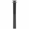 vidaXL Pieds de table &agrave; manger en forme de X 3 pi&egrave;ces Anthracite 80 x (72-73) cm Acier