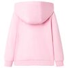 Sweatshirt &agrave; capuche avec fermeture &eacute;clair pour enfants rose vif 104