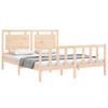 vidaXL Cadre de lit sans matelas bois de pin massif