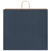 vidaXL Sacs en papier 250 pcs avec poign&eacute;es bleu 54x15x49 cm