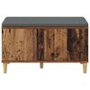 vidaXL Banc d'entr&eacute;e avec coussin Bois ancien 60 x 38 x 46 cm