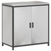 vidaXL Ensemble de rangement cuisine 3 pcs Argent&eacute; Acier inoxydable