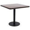 vidaXL Table de bistro Marron fonc&eacute; 80x80 cm MDF