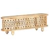 vidaXL Meuble TV 120x30x40 cm Bois massif de manguier