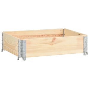 vidaXL Jardini&egrave;re sur&eacute;lev&eacute;e 60x80 cm Bois de pin solide