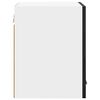 vidaXL Armoire suspendue 2 pcs Ch&ecirc;ne noir et Blanc 30 x 31 x 40 cm