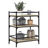 vidaXL Chariot de cuisine ch&ecirc;ne sonoma 65x40x86,5 cm bois d'ing&eacute;nierie