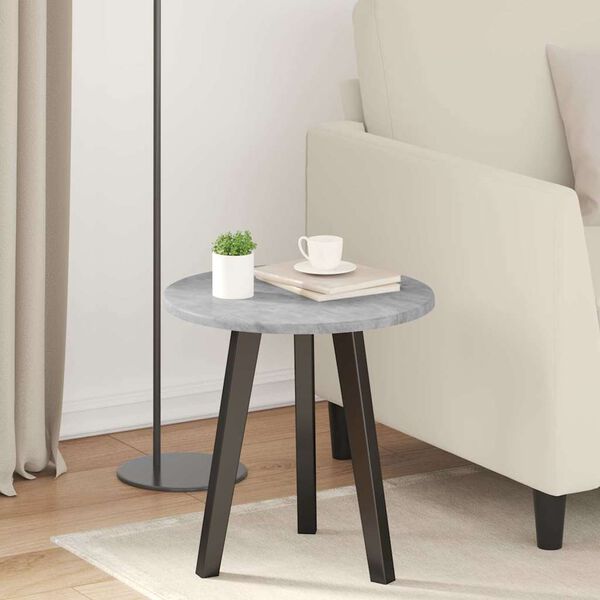 vidaXL Plateau de table Gris b&eacute;ton 40 x 40 x 1,5 cm Bois d'ing&eacute;nierie