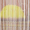 VidaXL Rideau anti-insectes imprim&eacute; palmier 100x220 cm bambou
