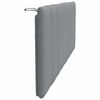 vidaXL Coussin de t&ecirc;te de lit Hanko gris clair 120 cm tissu