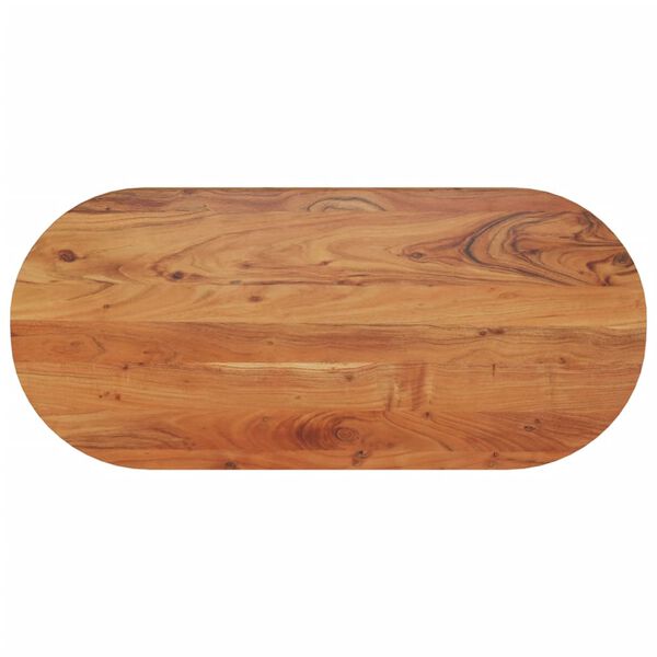 vidaXL Dessus de table 90x40x2,5 cm ovale bois massif d'acacia