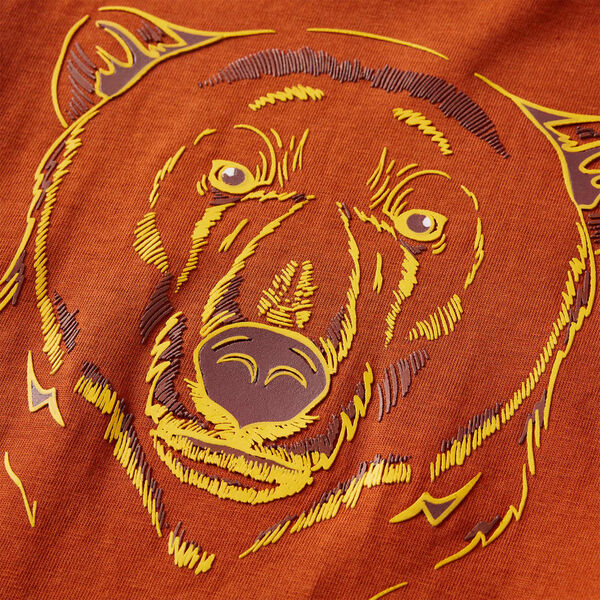 T-shirt enfants &agrave; manches longues rouille clair 104