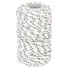 vidaXL Corde utilitaire polyvalente 2 mm 100 m Blanc Polyester