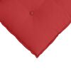 vidaXL Coussin de Dos Rouge 140 x 19 x 50 cm tissu
