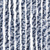vidaXL Moustiquaire Bleu blanc et argent&eacute; 90x220 cm Chenille