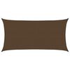 vidaXL Voile d'ombrage 160 g/m&sup2; Marron 2x4 m PEHD