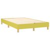 vidaXL Sommier &agrave; lattes de lit avec matelas LED Vert 120x200 cm Tissu