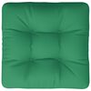 vidaXL Coussin de palette vert tissu