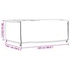 vidaXL Housses de salon de jardin 2 pcs 225x143x90 cm imperm&eacute;able 420D