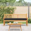 vidaXL Set de coussins de palette 2 pcs Noir 200 x 40 x 8 cm