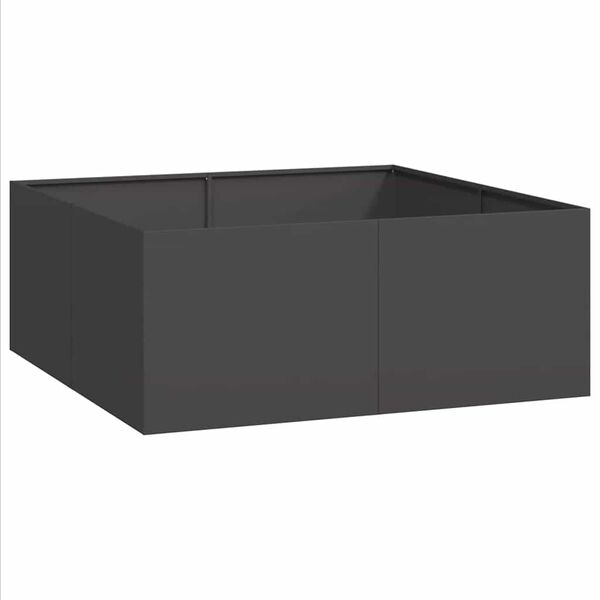 vidaXL Jardini&egrave;re noir 100x100x40 cm acier