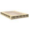 vidaXL Cadre de lit sans matelas ch&ecirc;ne sonoma 160x200 cm