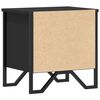 vidaXL Table de chevet Noir 40 x 30 x 40 cm Agglom&eacute;r&eacute;