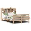 vidaXL Lit biblioth&egrave;que sans matelas 160x200 cm bois massif de pin