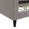 vidaXL Lit de repos sans matelas taupe 80x200 cm tissu