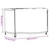 vidaXL Housses de salon de jardin 2 pcs 140x70x90 cm imperm&eacute;able 420D