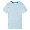 vidaXL T-shirt pour enfants bleu clair 140