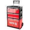YATO Chariot &agrave; bo&icirc;tes &agrave; outils avec 2 tiroirs 52x32x72 cm