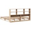 vidaXL Lit biblioth&egrave;que sans matelas 180x200 cm bois massif