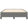 vidaXL Cadre de lit sans matelas gris fonc&eacute; 140x200 cm tissu