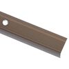 vidaXL Nez de marche forme en L 15 pcs aluminium 100 cm marron