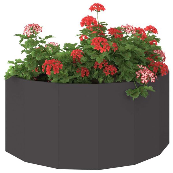vidaXL Jardini&egrave;re Noir 120 x 60 x 50 cm Acier