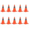vidaXL C&ocirc;nes de signalisation escamotables 10 pcs 42 cm