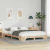 vidaXL Cadre de lit Marron 140 x 220 cm Pin massif