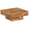 vidaXL Table basse Bois de récupération massif 70x70x30 cm