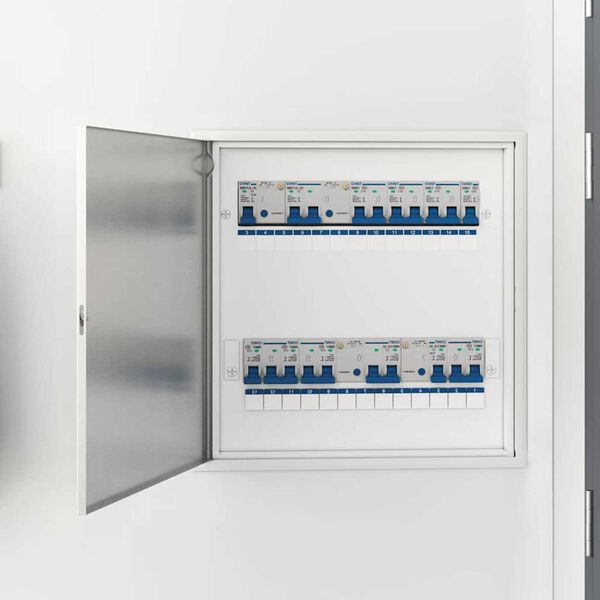 vidaXL Panneau d'Acc&egrave;s Blanc 63 x 33 x 3 cm Acier