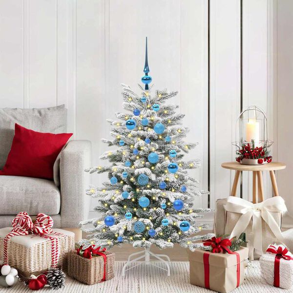 vidaXL Sapin de No&euml;l Artificiel &agrave; Branches Articul&eacute;es Blanc 120 cm