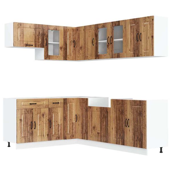 vidaXL Ensemble d'armoires de cuisine 11 pcs Kalmar bois d'ing&eacute;nierie
